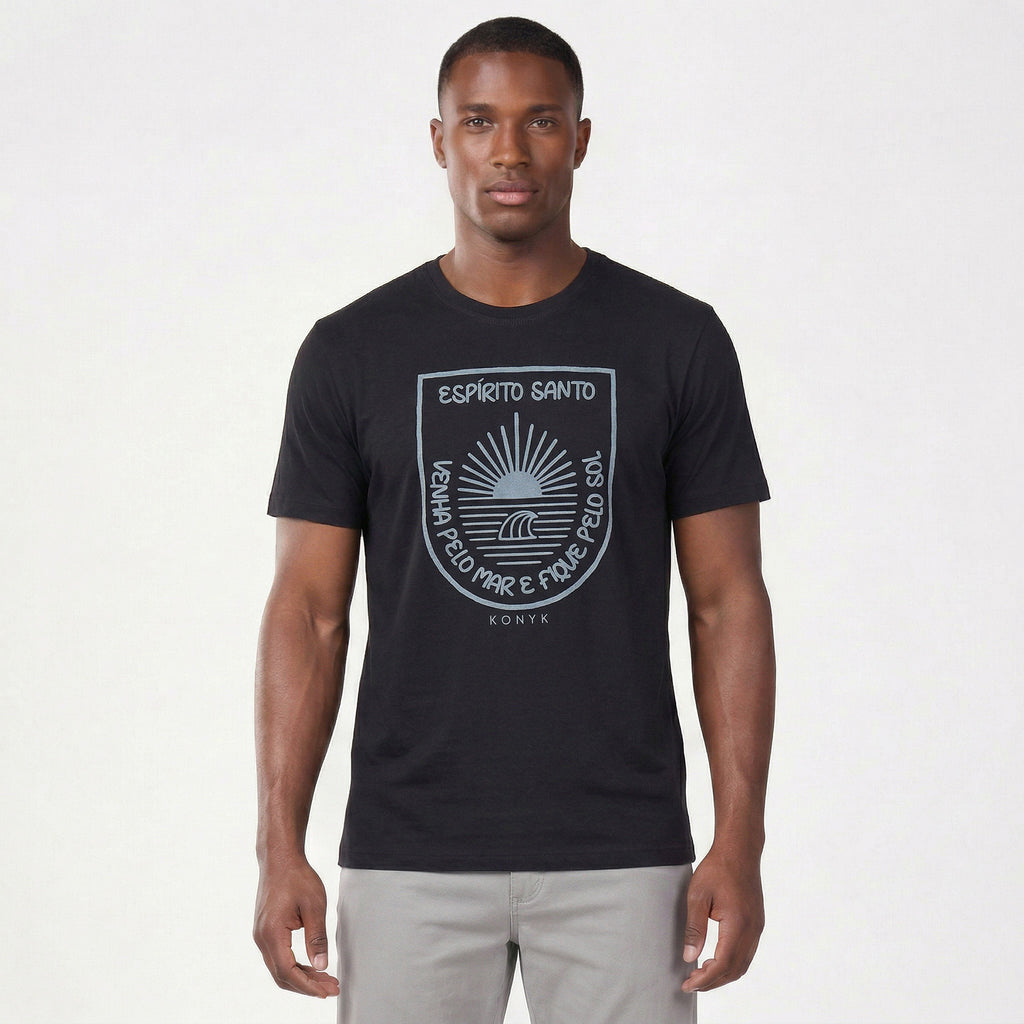 Camiseta Preta Espírito Capixaba - ES