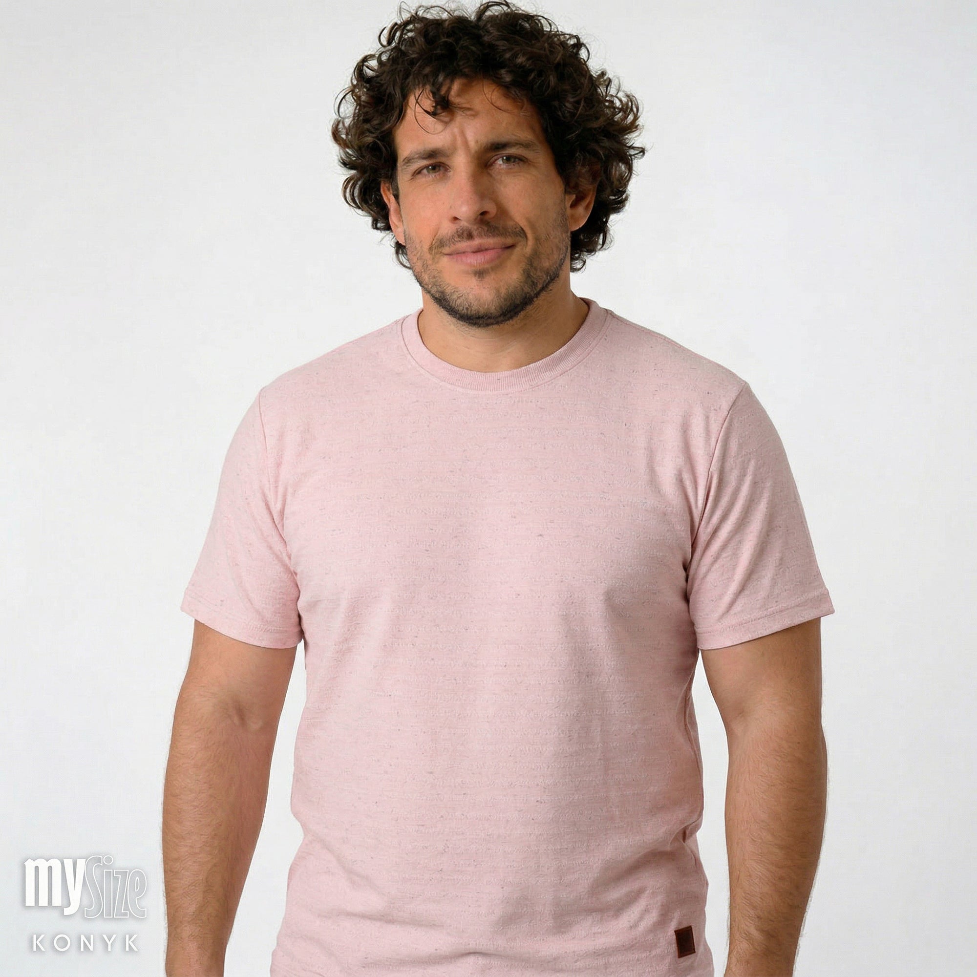 Camiseta Casual Malha com Linho