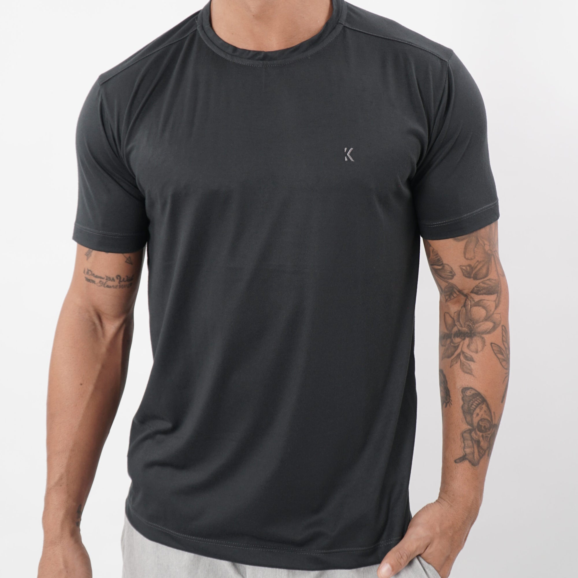 Camisa Casual Ombro Caído
