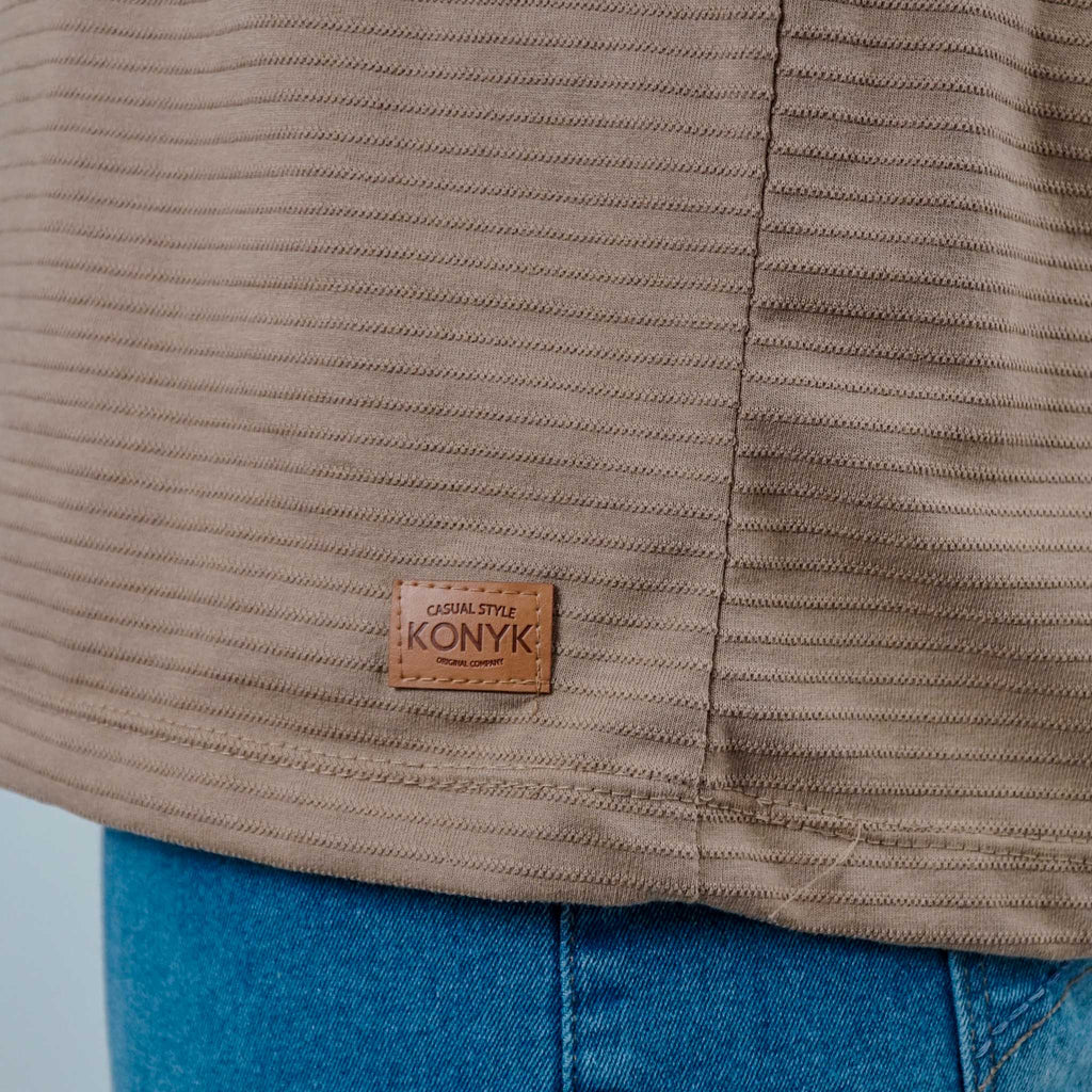 Camisa Texturizada com Punho