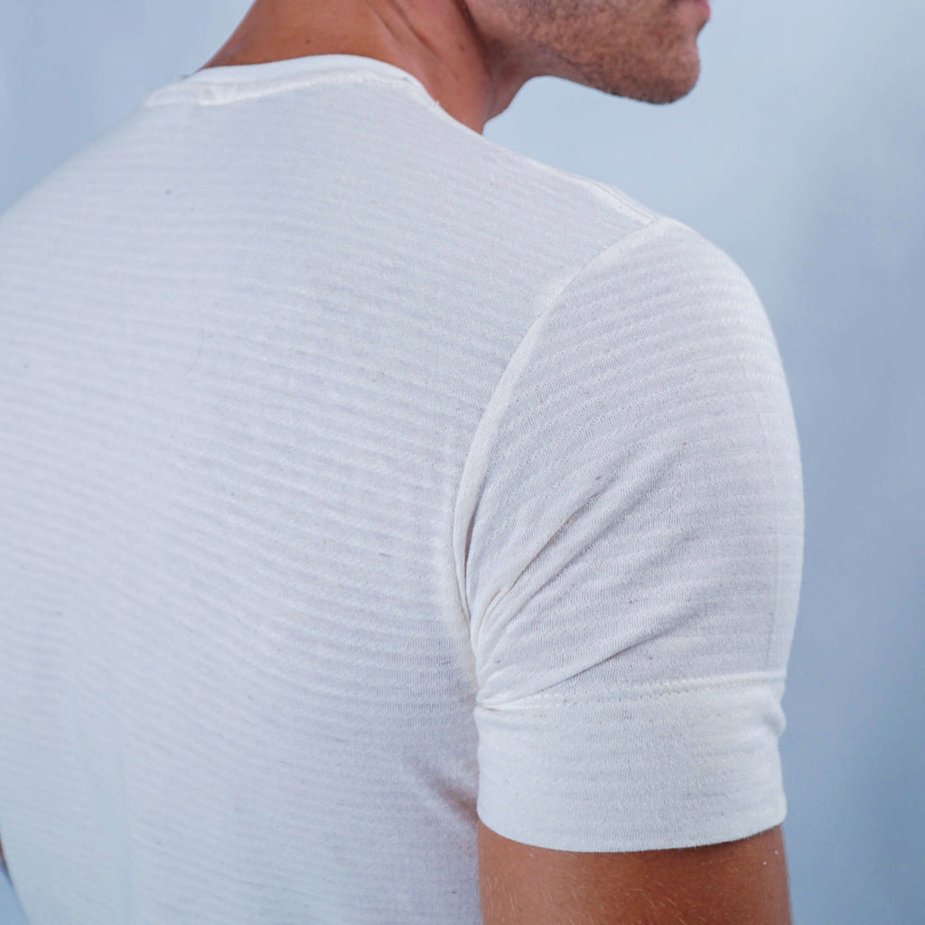 Camisa Folhagens com Linho