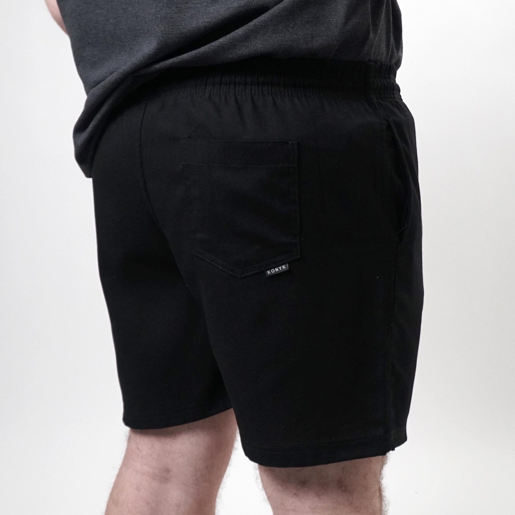 Short Masculino em Linho Liso My Size