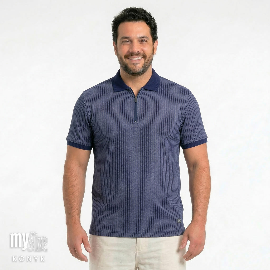 Polo Masculina com Zíper KNK - My Size