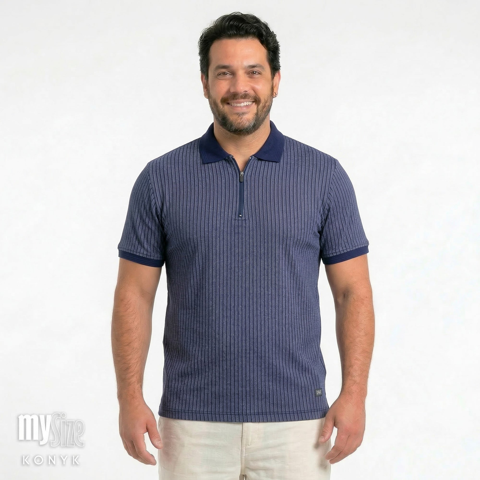 Polo Masculina com Zíper KNK - My Size