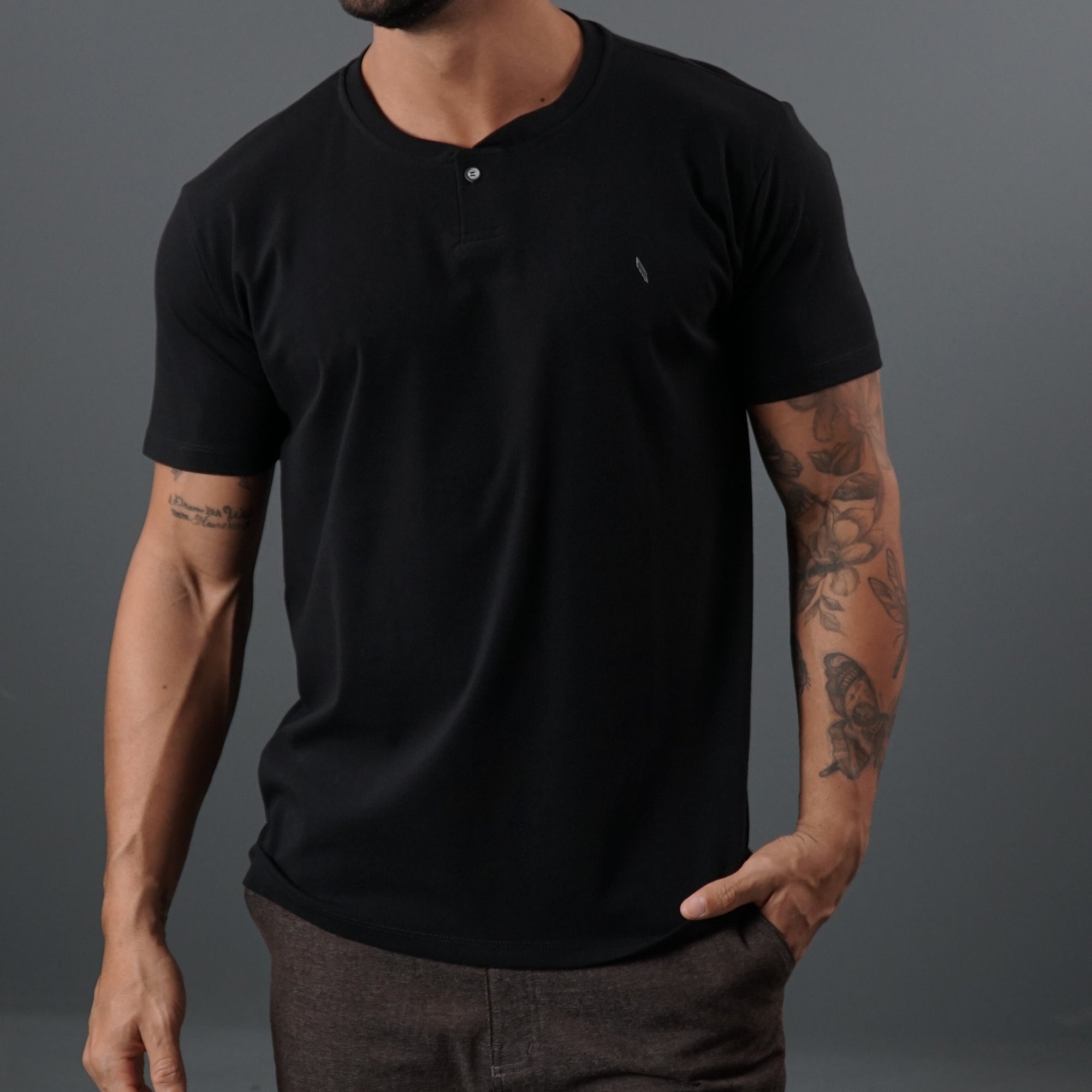 Camisa Gola Portuguesa 1 Botão KNK