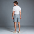 Short Elástico Mescla Microfibra – Cinza Claro