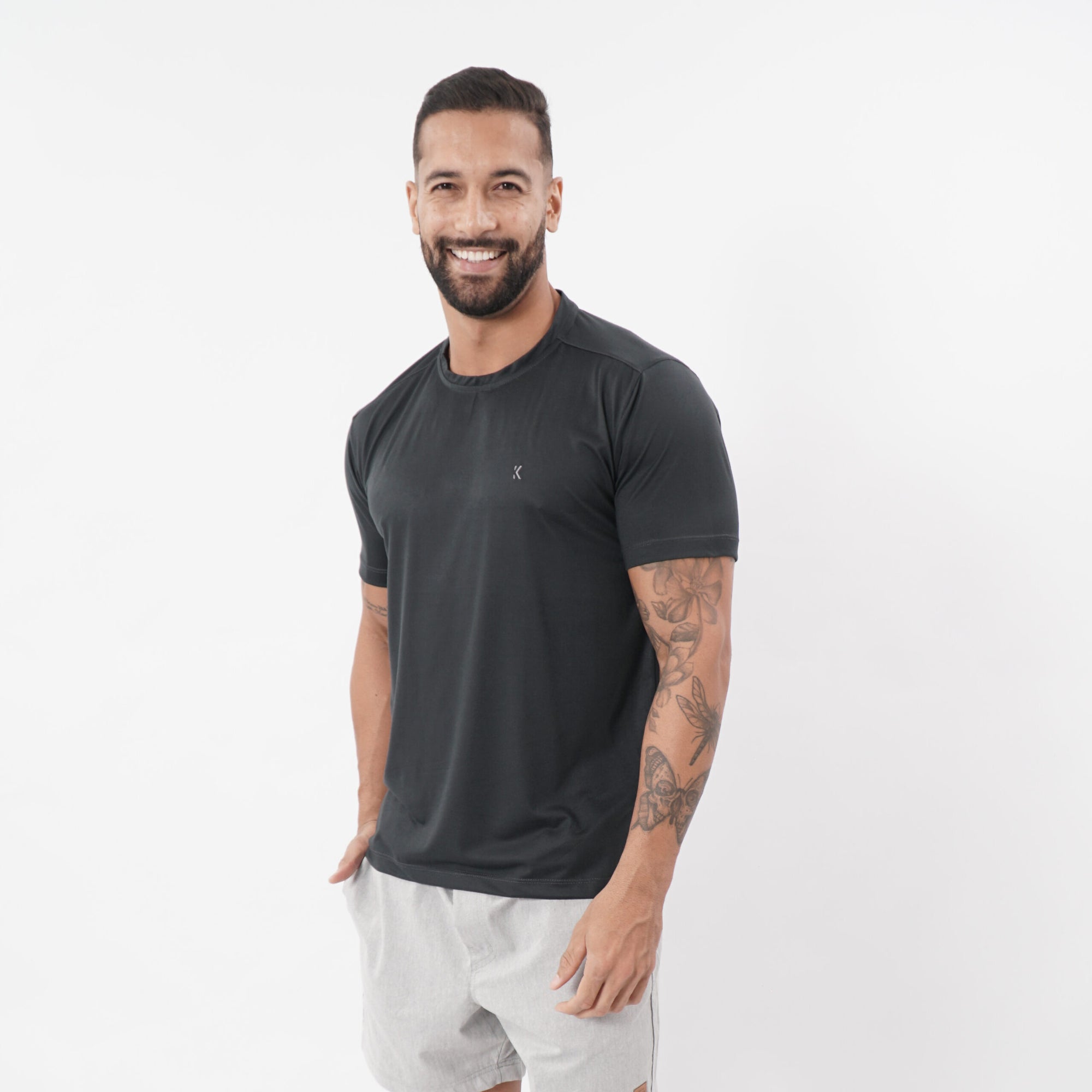 Camisa Casual Ombro Caído