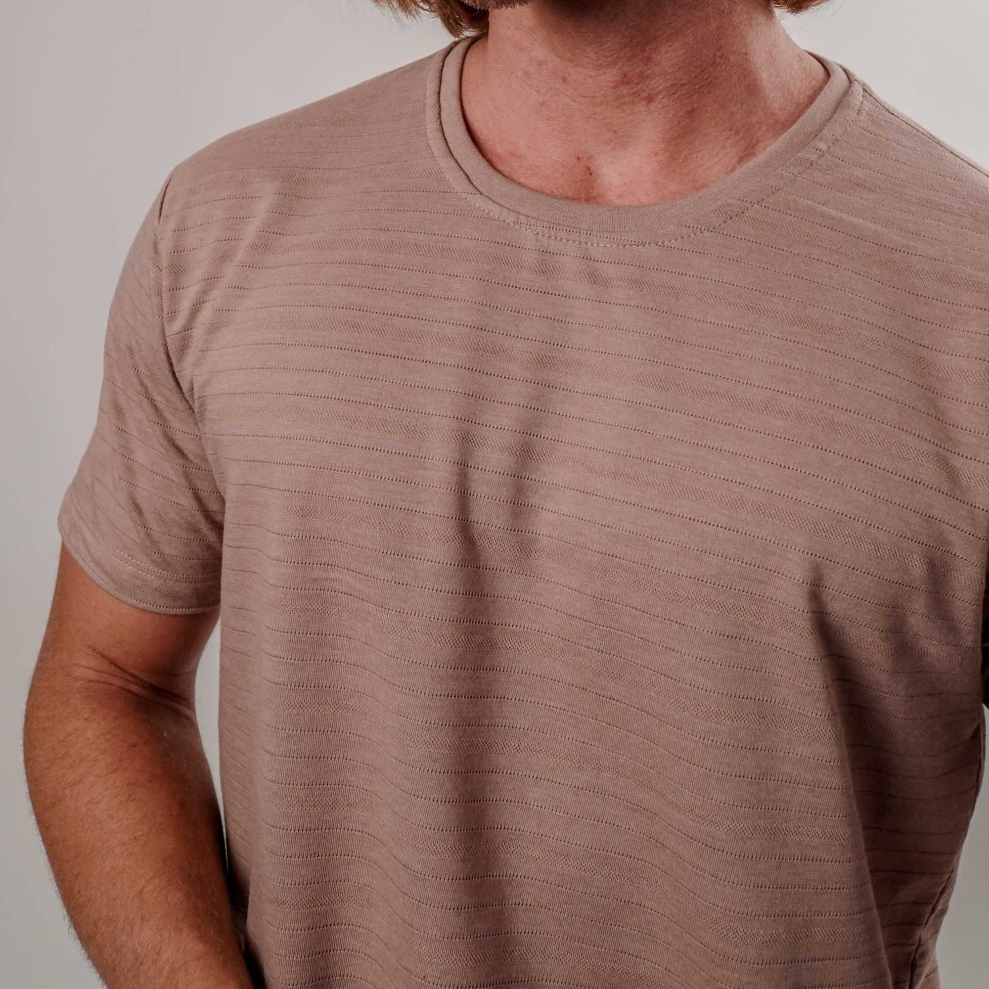 Camiseta Masculina Listra Texturizada