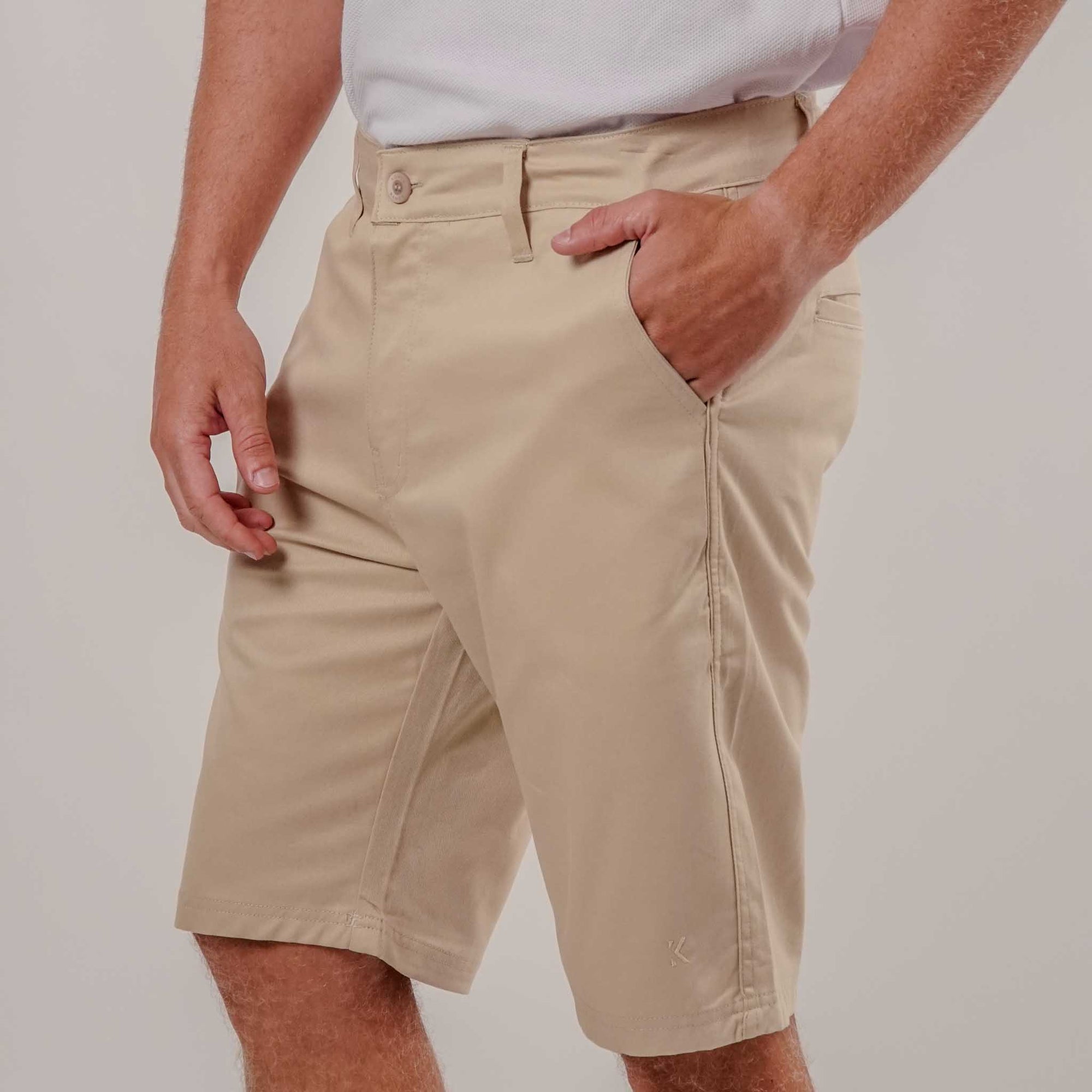 Bermuda de Algodão Casual Cós