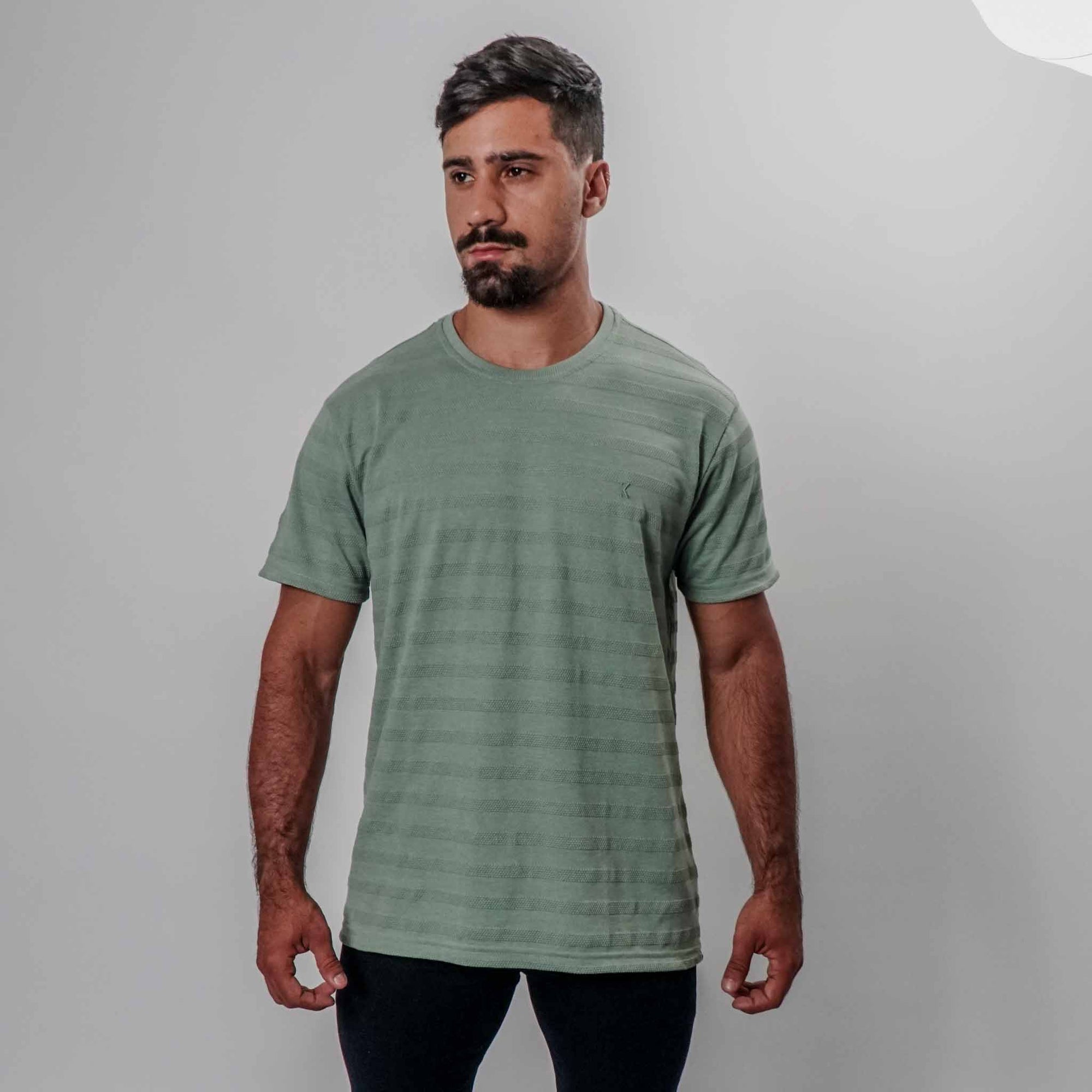 Camisa Listras Texturizadas