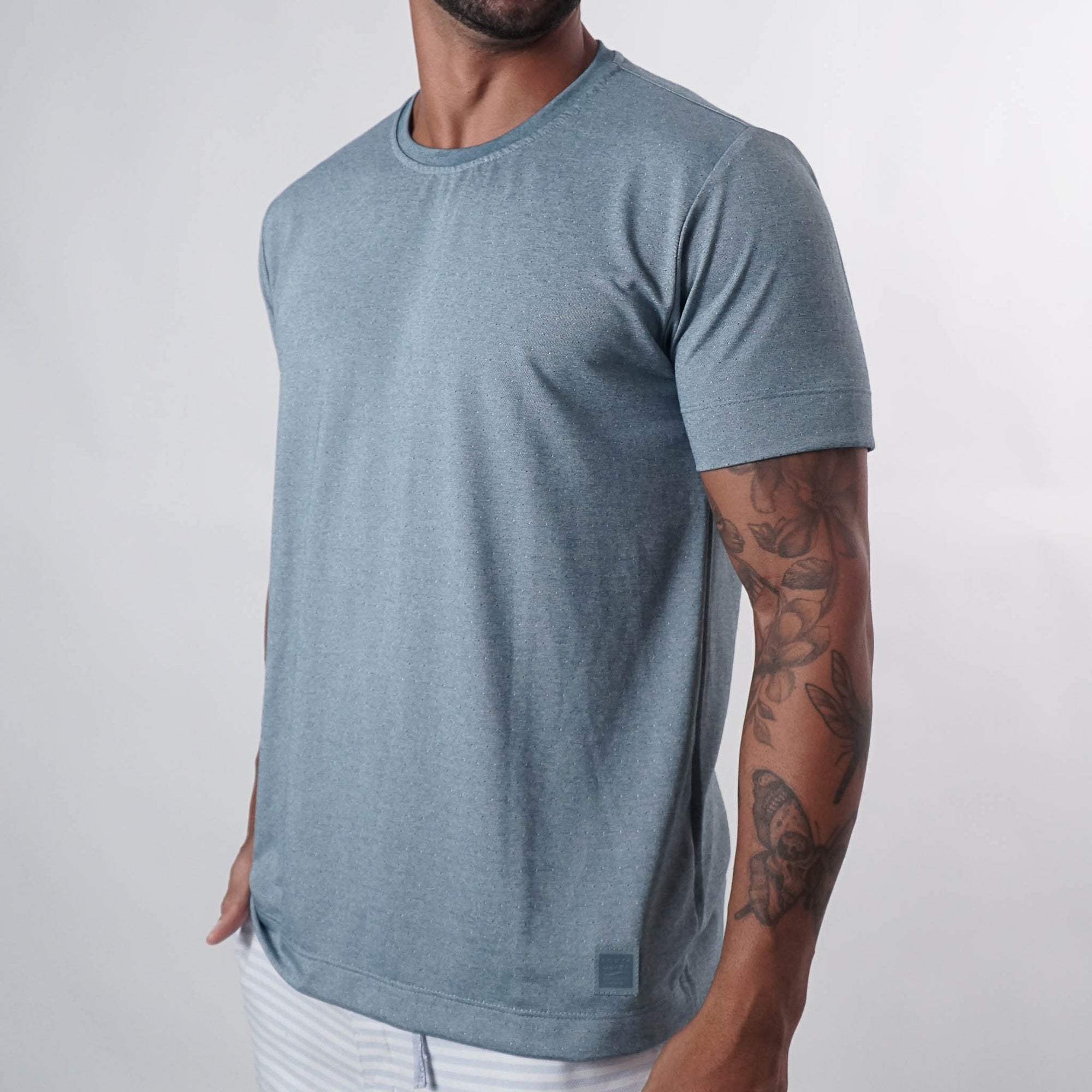 Camisa Viscose com Microfibra Casual