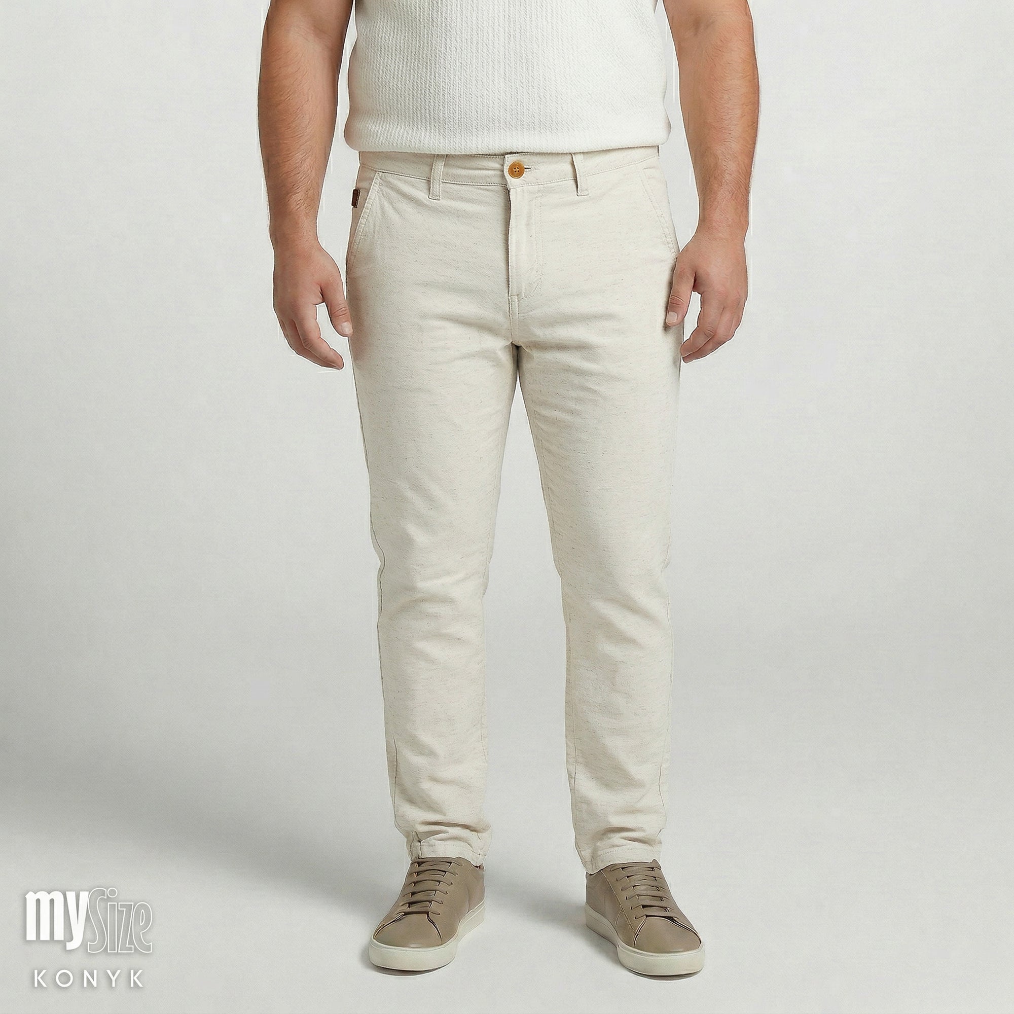 Calça com Linho My Size KNK