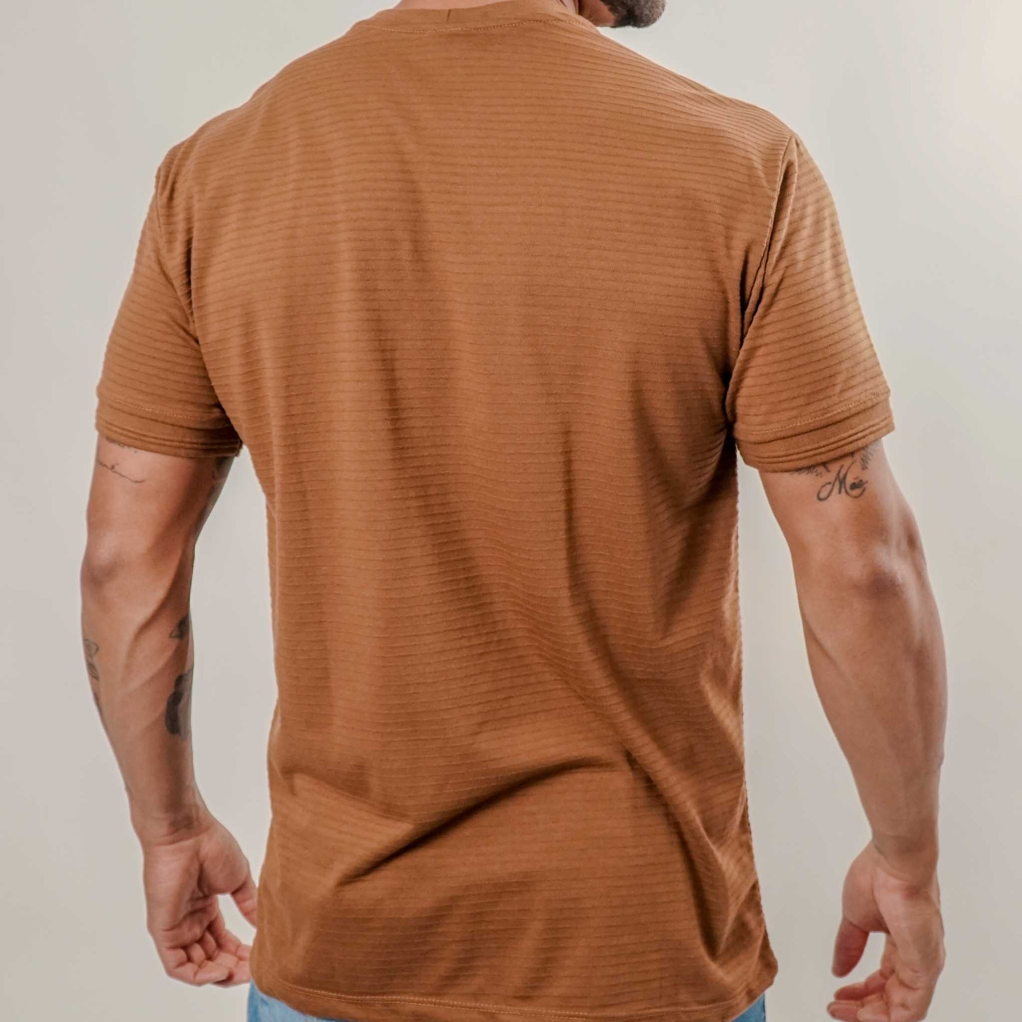 Camisa Texturizada com Punho