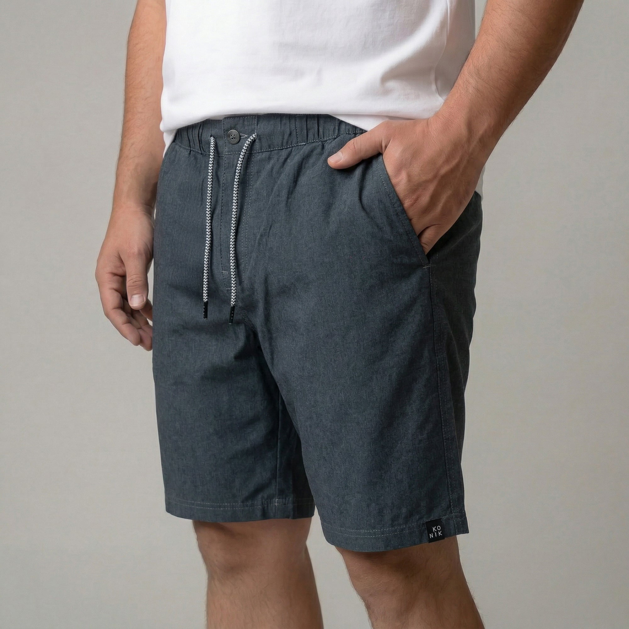 Bermuda Elástico Microfibra Mescla - My Size