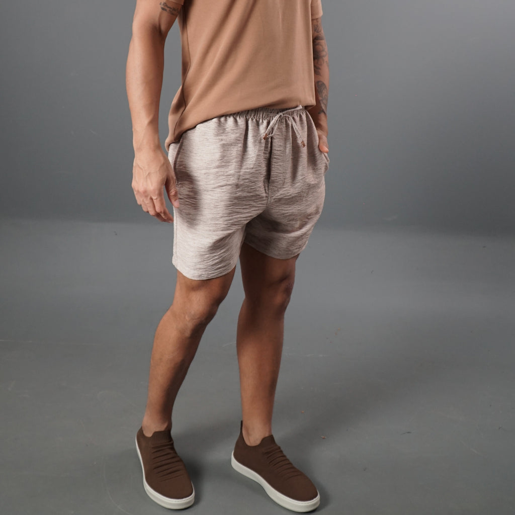 Short de Linho com Elástico