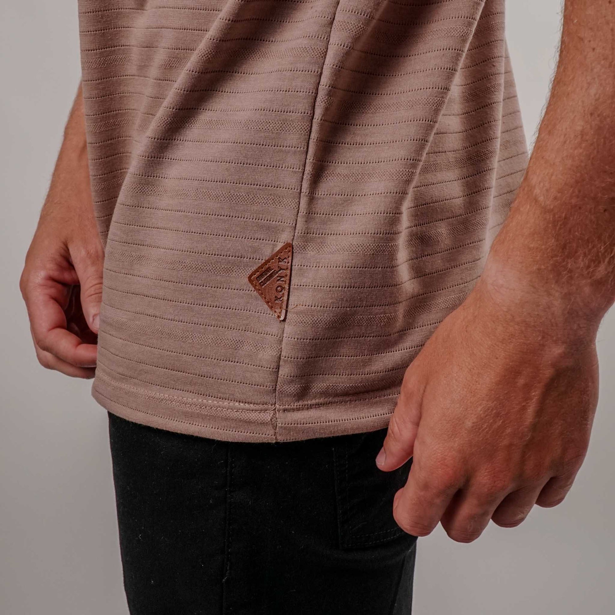 Camiseta Masculina Listra Texturizada