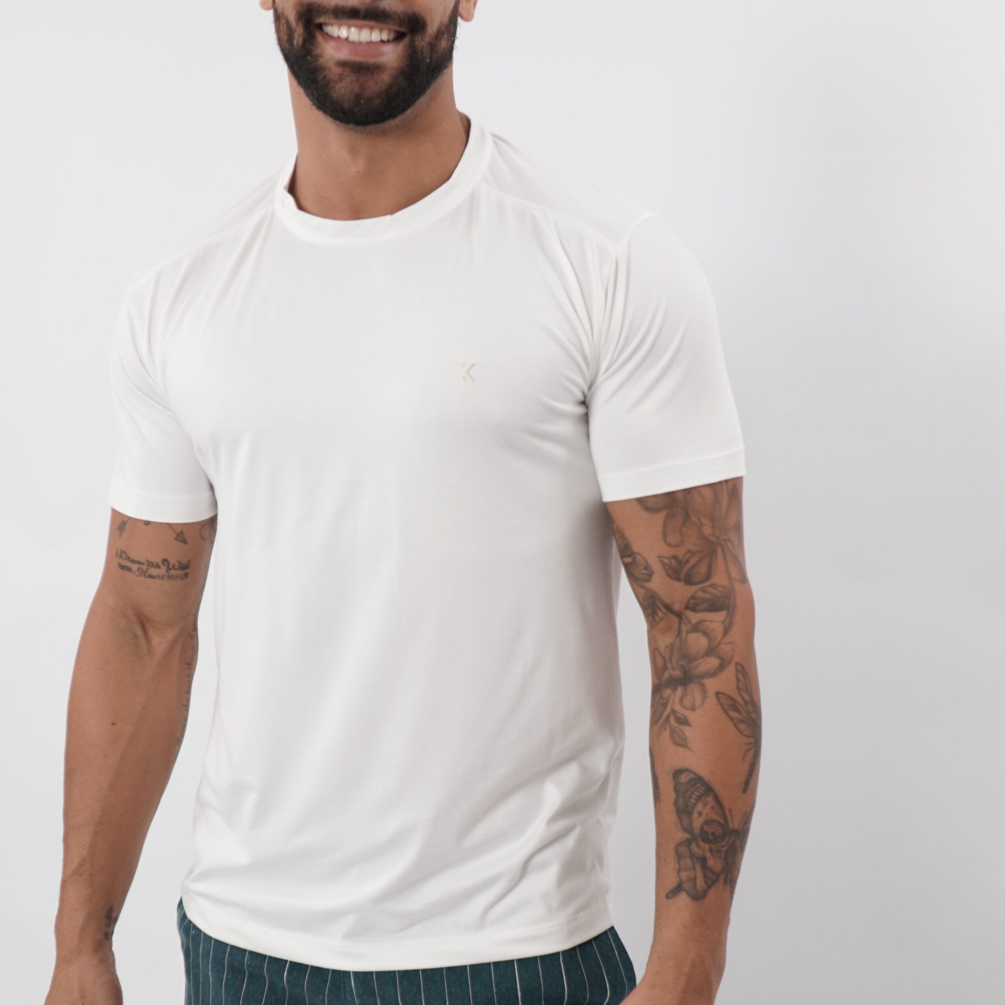 Camisa Casual Ombro Caído