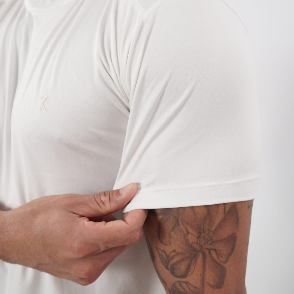 Camisa Casual Ombro Caído