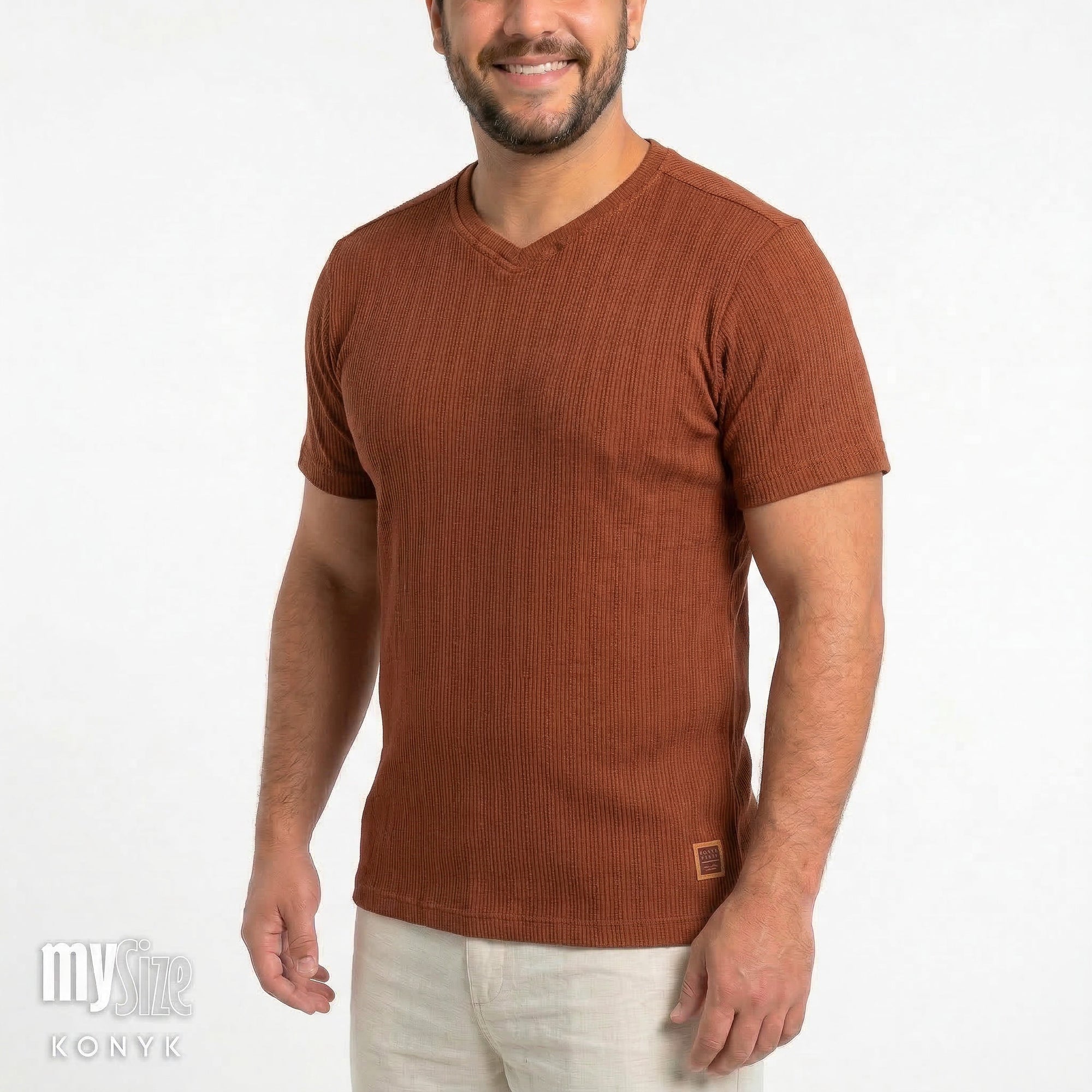 Camiseta Gola V Transpassada - My Size