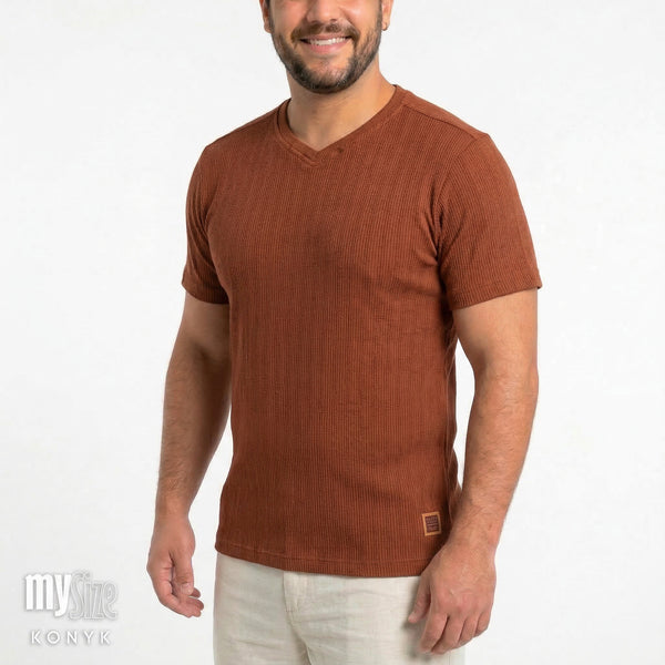 Camiseta Gola V Transpassada - My Size