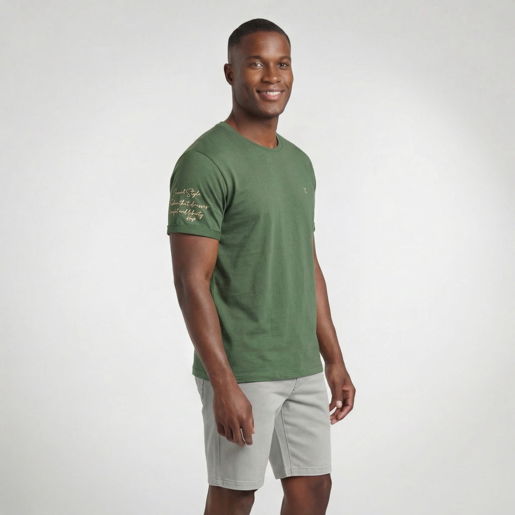 Camiseta Bordada Casual Style