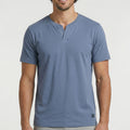 Camiseta de Algodão com Gola Transpassada