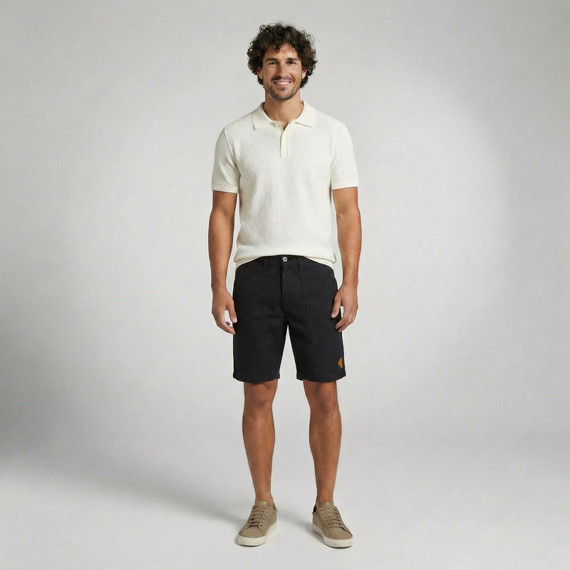 Bermuda Cós Casual com Bolso