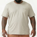 Camiseta com Gola Transpassada e Bolso - My Size