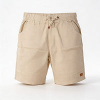 Bermuda Elástico Masculina em Linho Isla - My Size – Bege