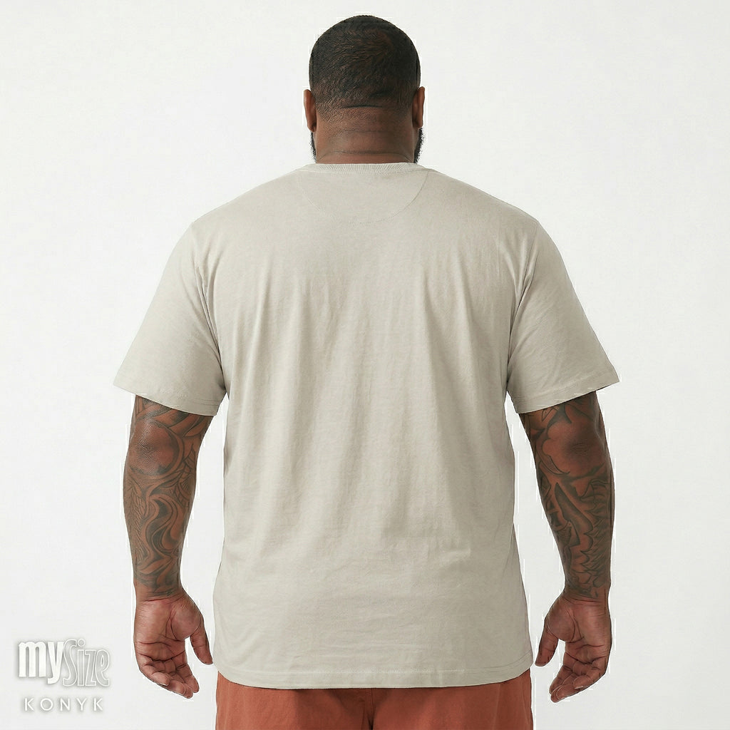 Camiseta com Gola Transpassada e Bolso - My Size