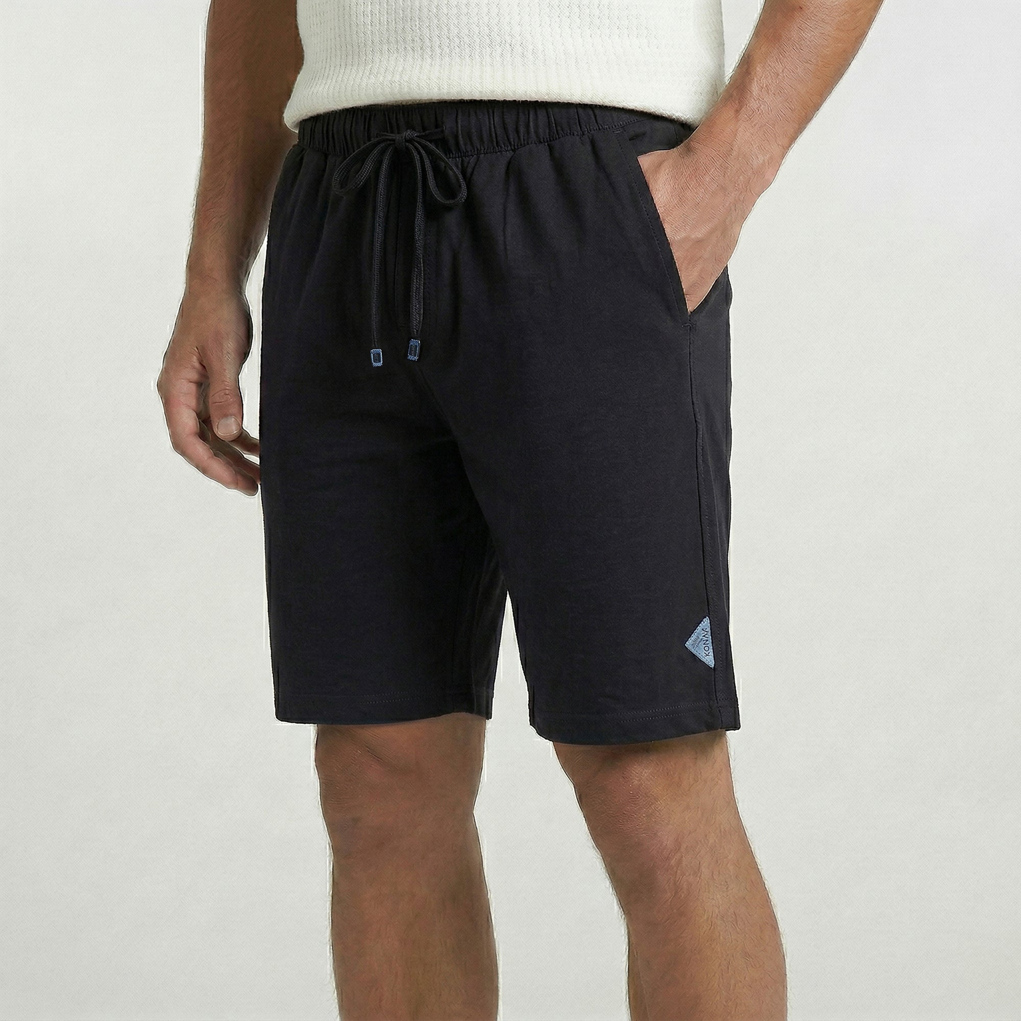 Bermuda Masculina Elástico Lisa