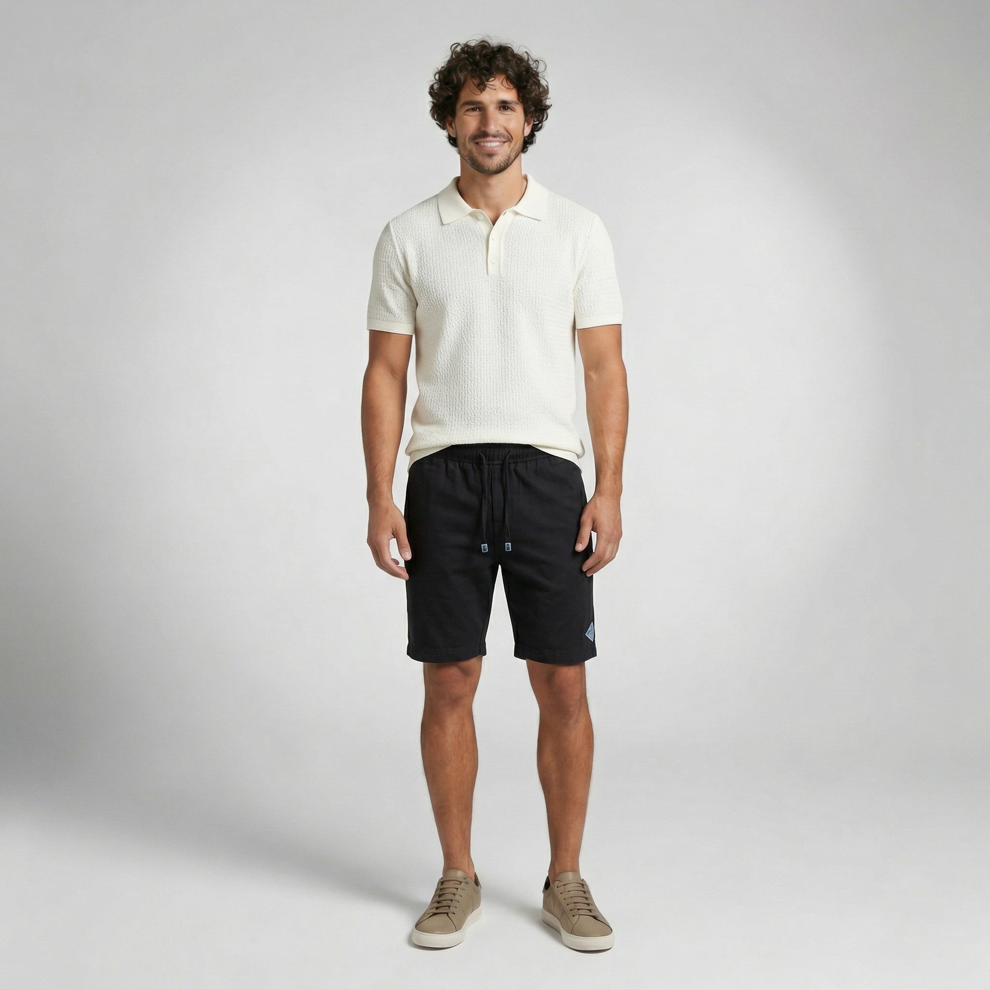 Bermuda Masculina Elástico Lisa