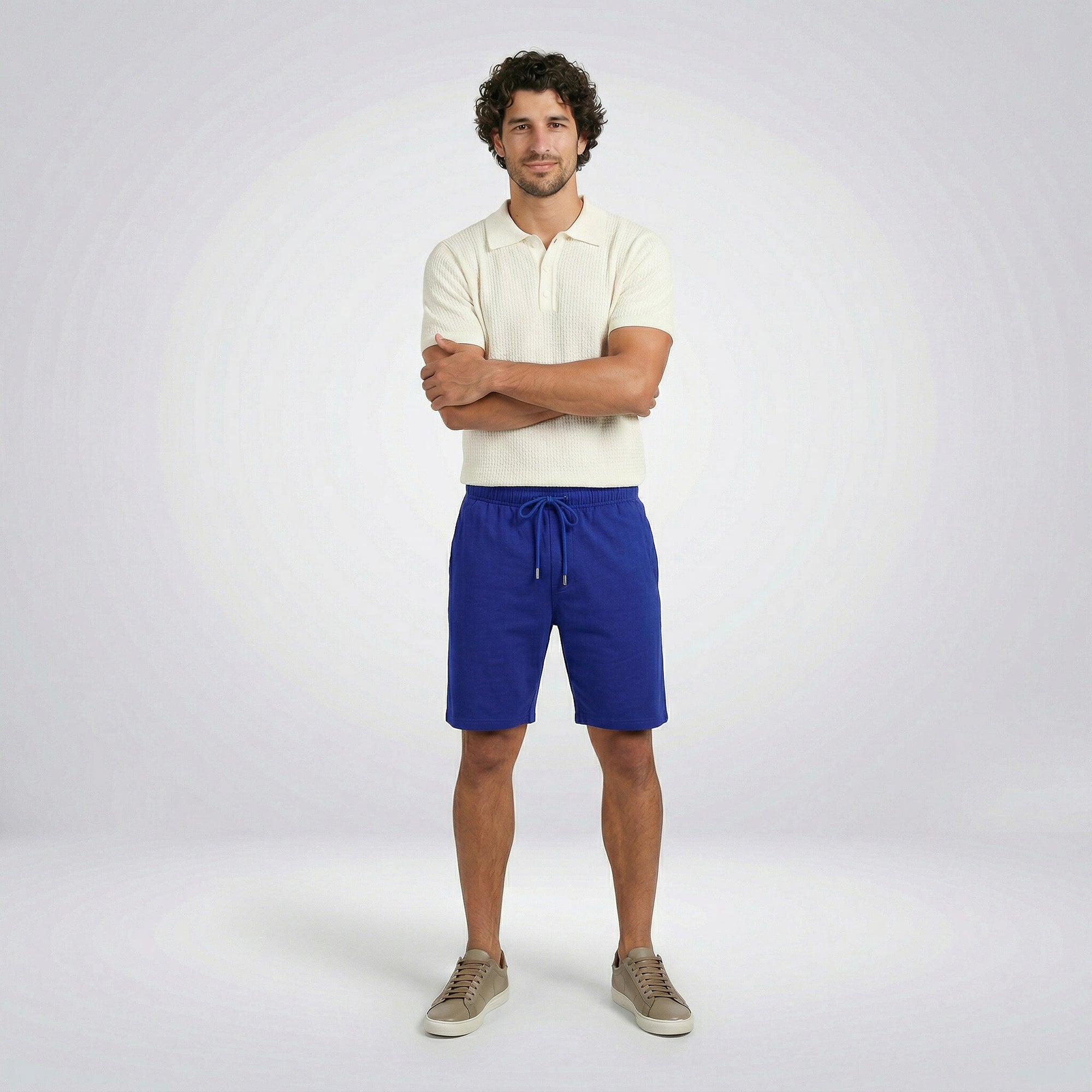 Bermuda Masculina Elástico Lisa