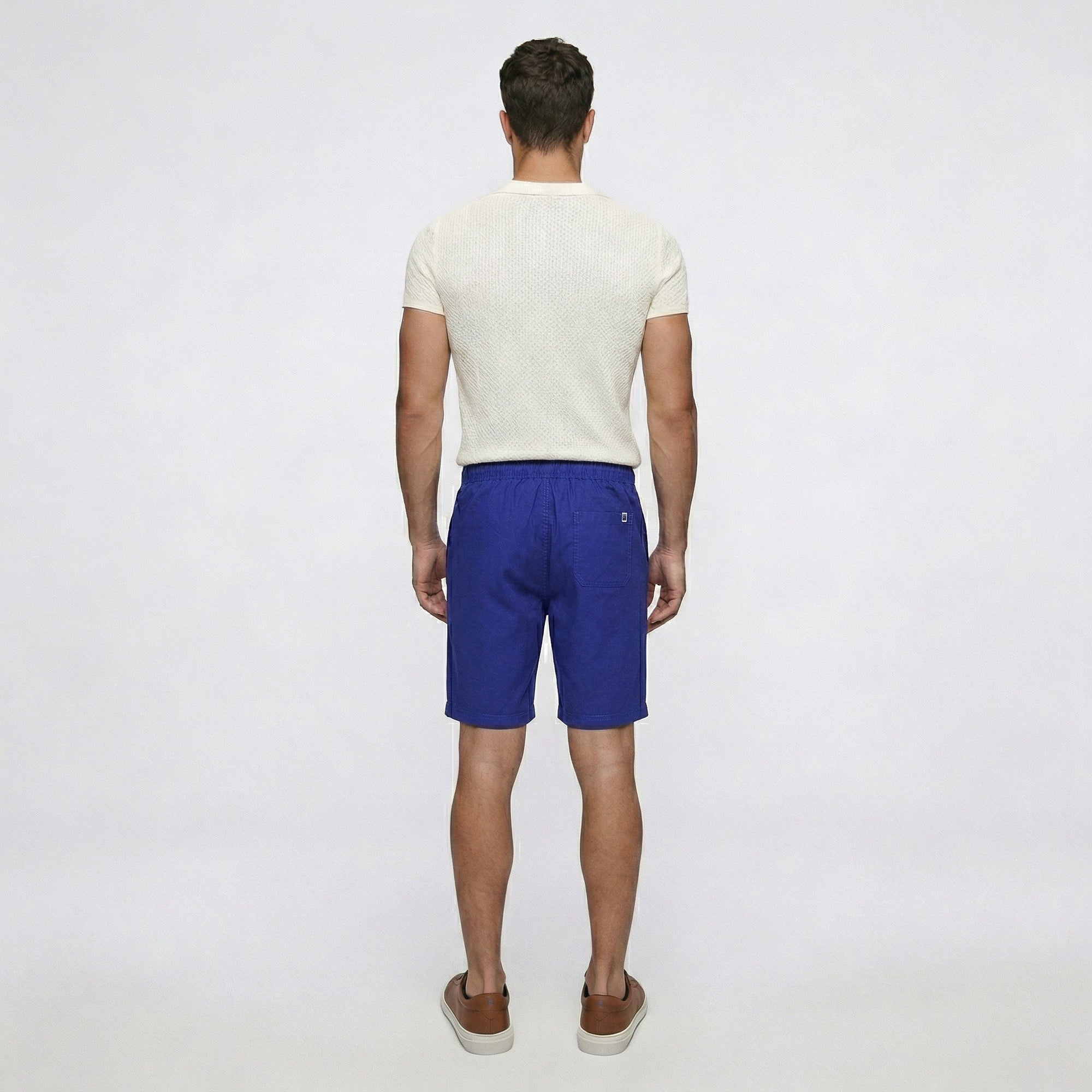 Bermuda Masculina Elástico Lisa