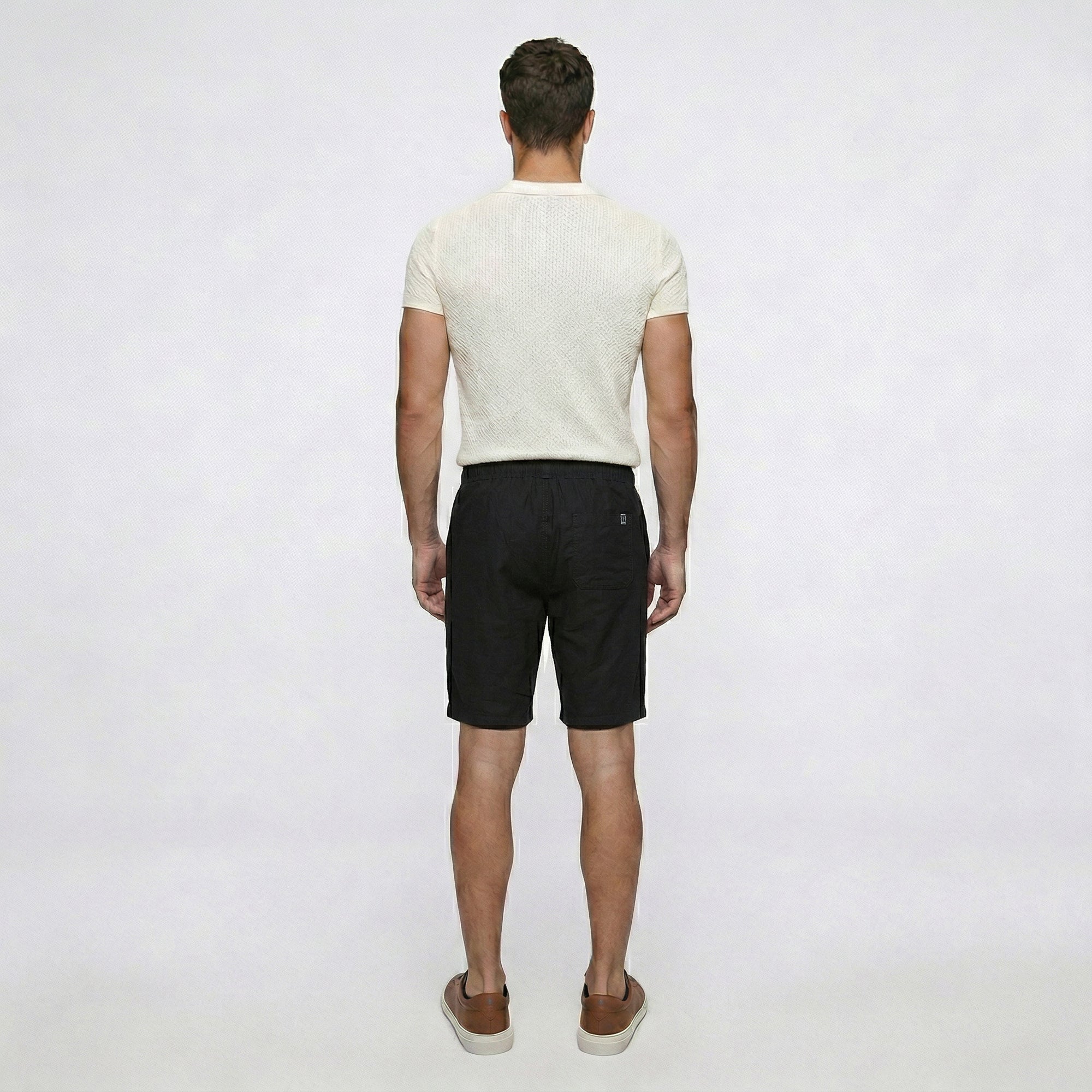 Bermuda Masculina Elástico Lisa