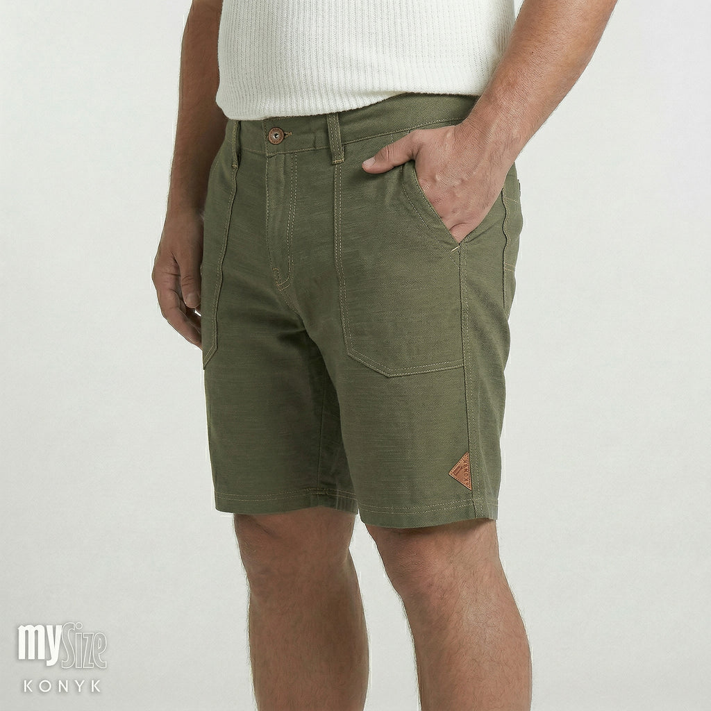 Bermuda Cós Casual com Bolso