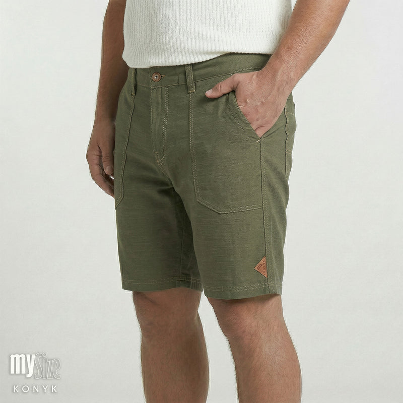 Bermuda Cós Casual com Bolso