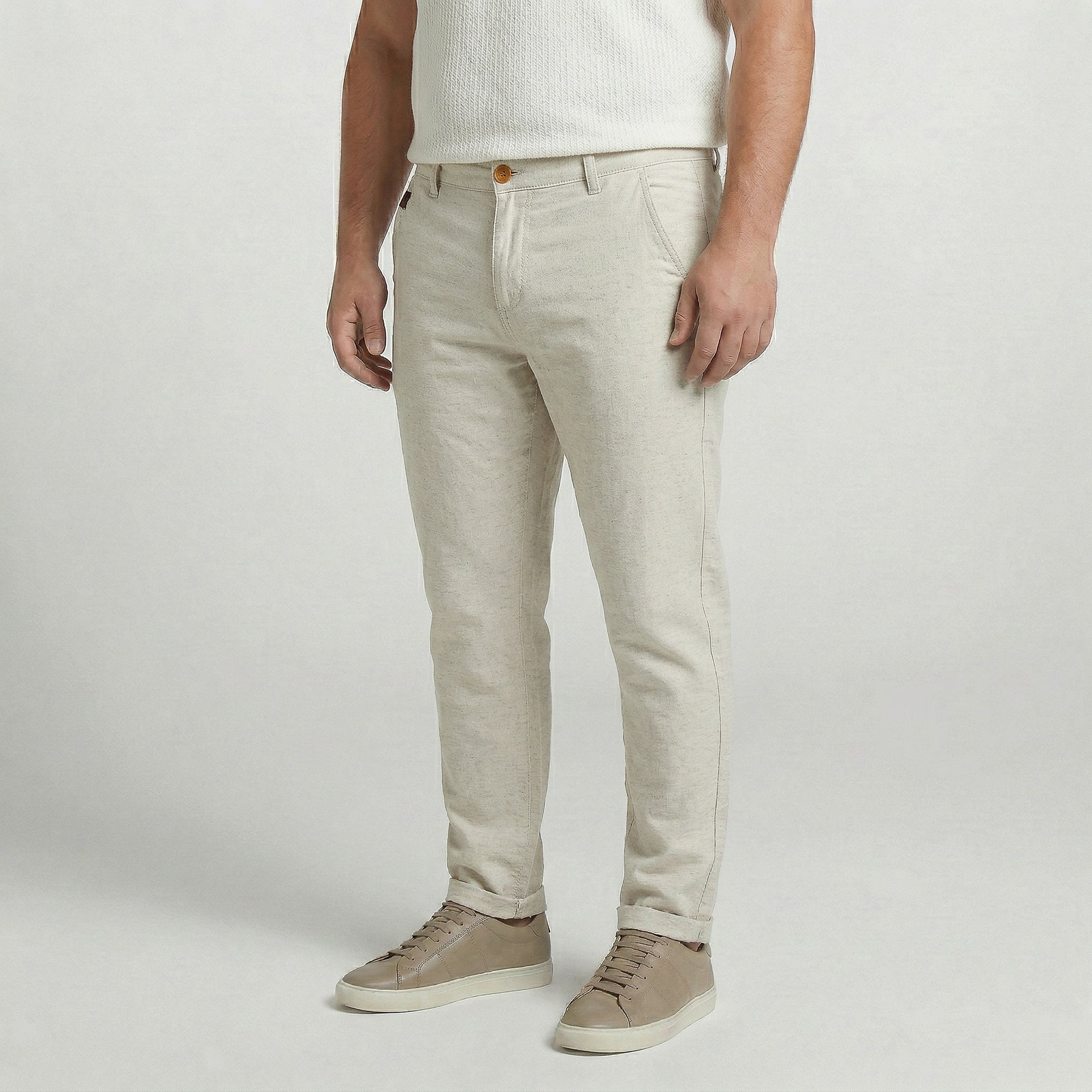 Calça com Linho My Size KNK