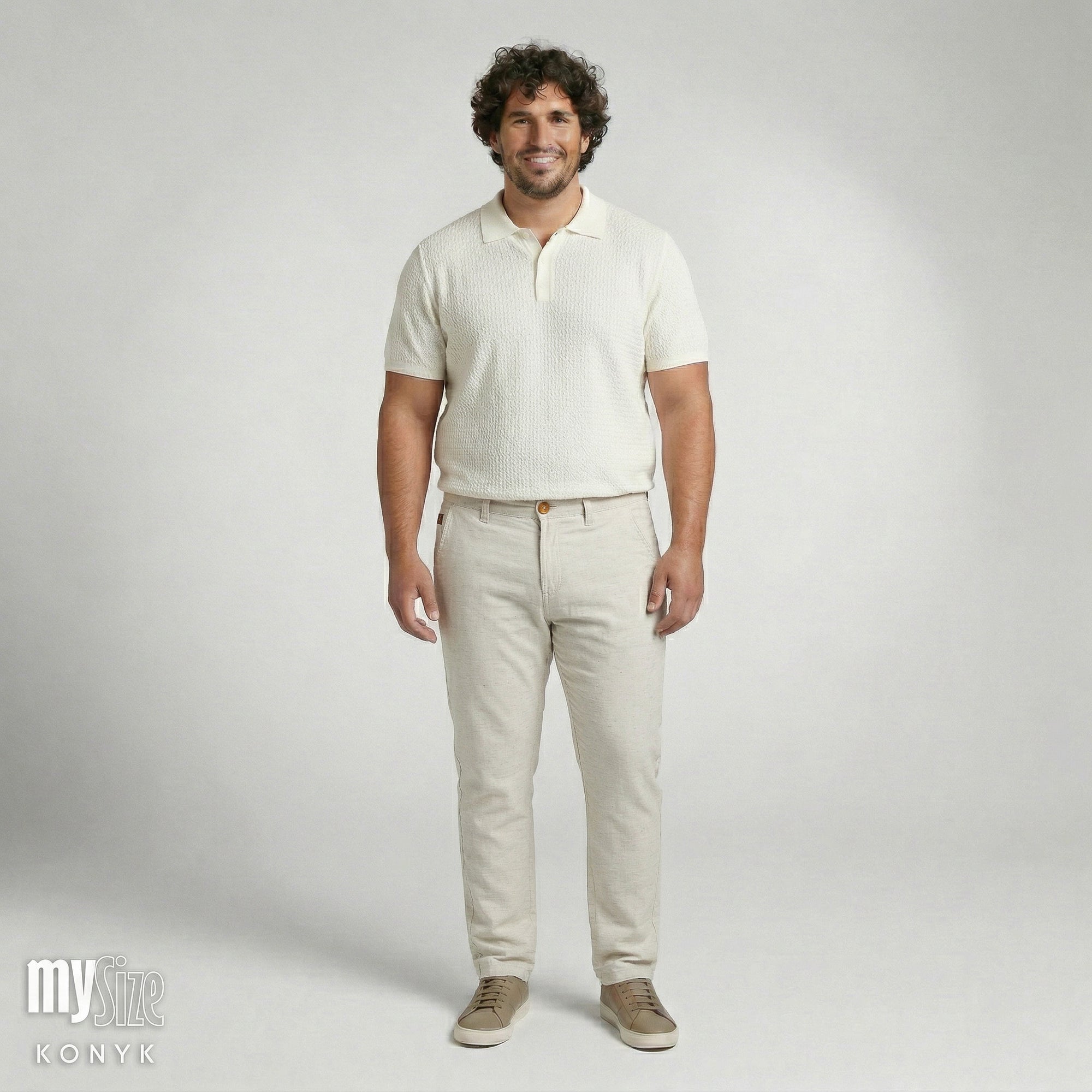 Calça com Linho My Size KNK