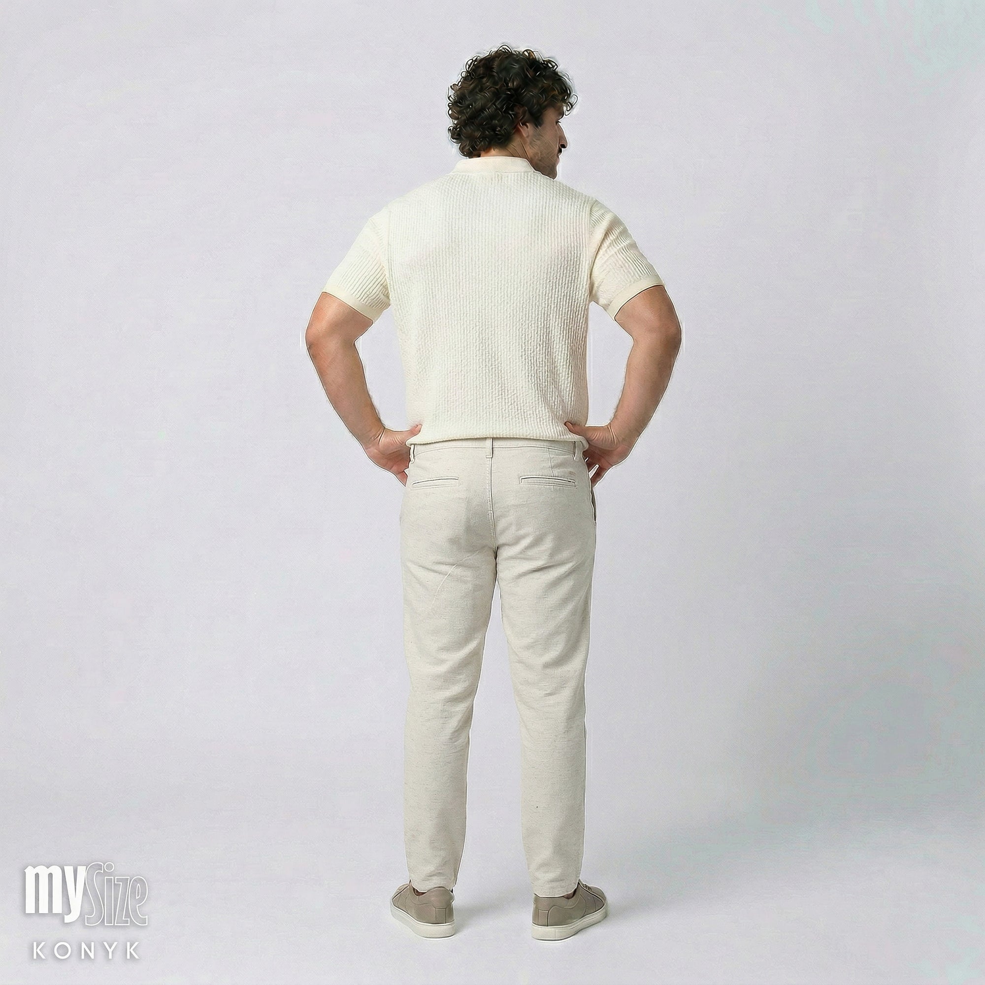 Calça com Linho My Size KNK