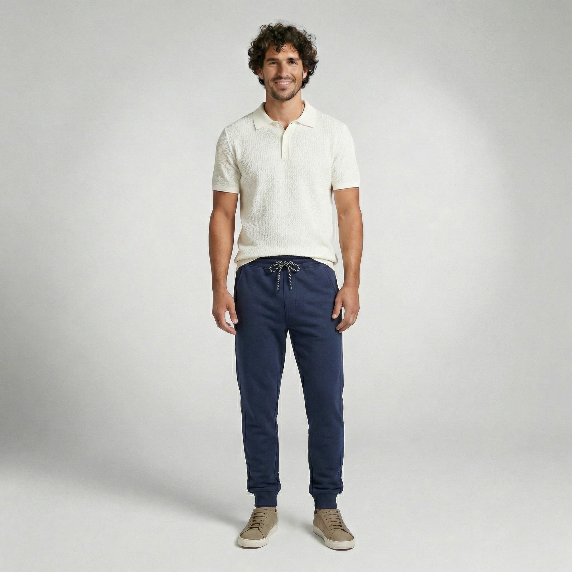 Calça Casual de Moletom Basic