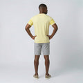 Camiseta Casual com Recorte e Lapela