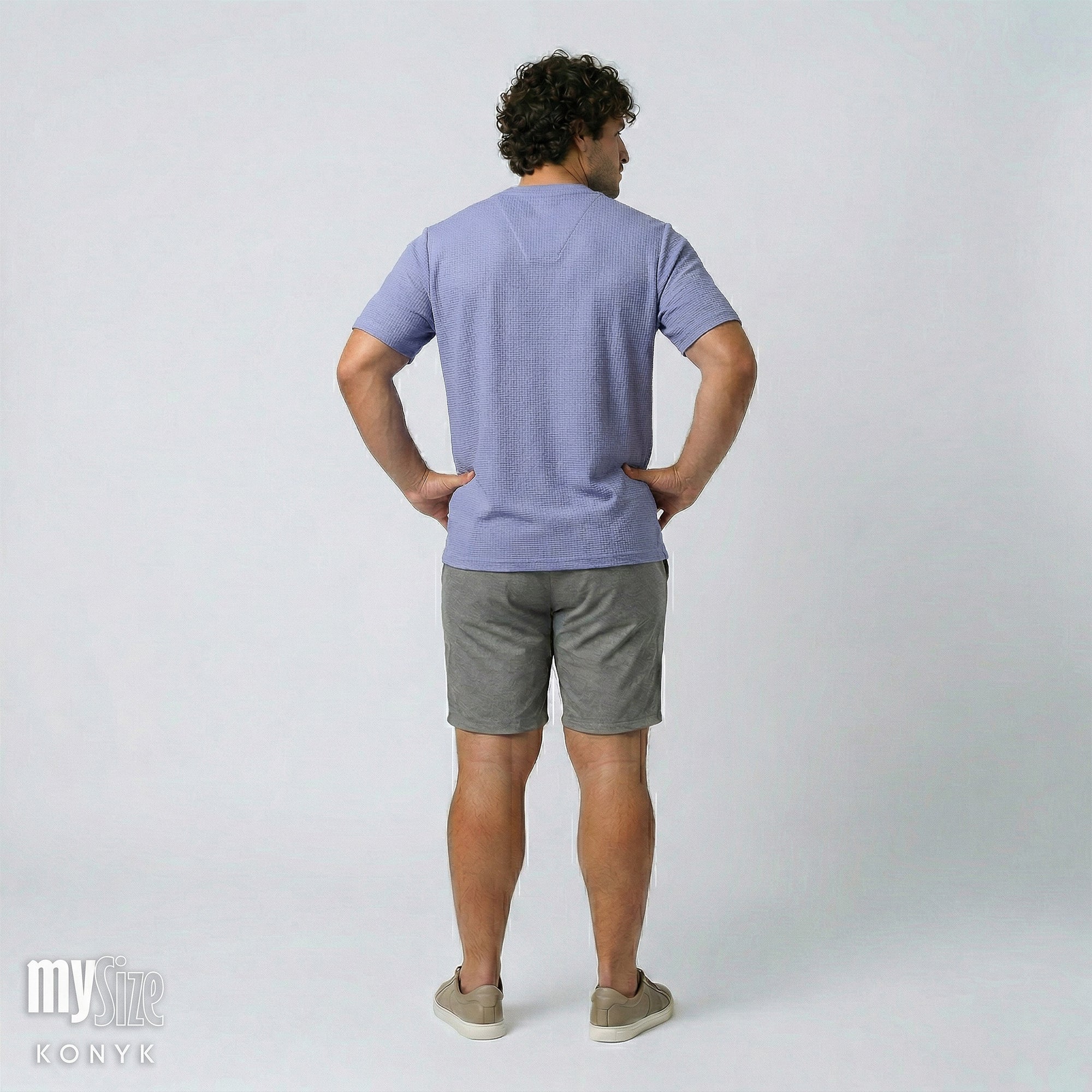 Bata Casual Malha com 6 Ilhós