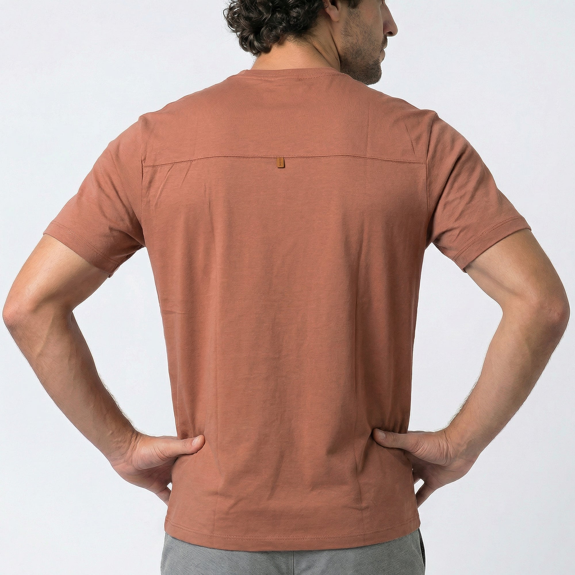 Camisa Casual com Recorte