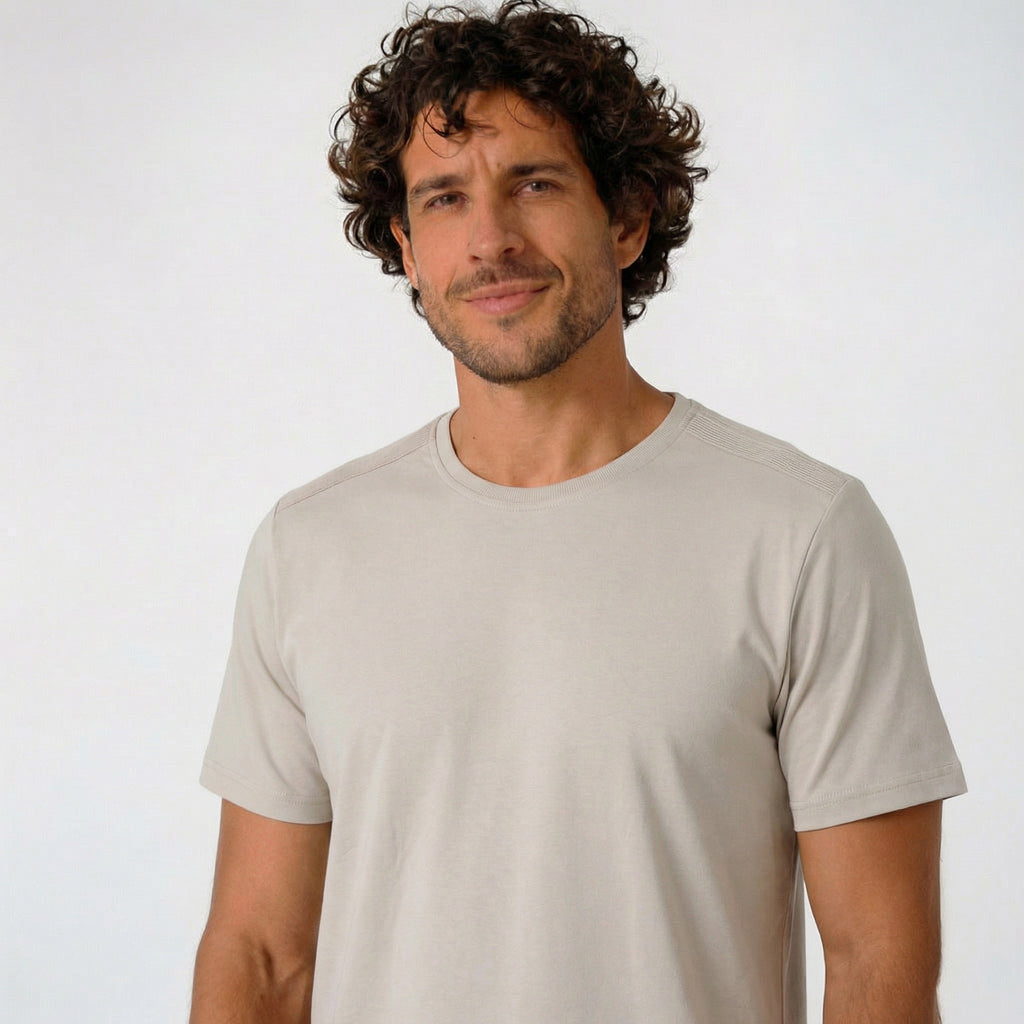 Camiseta de Malha com Silk