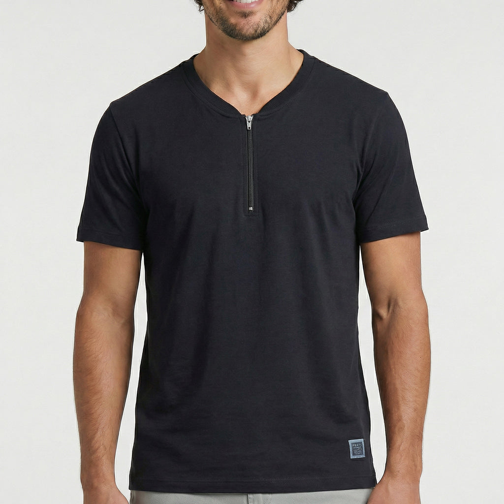 Camisa Casual com Zíper