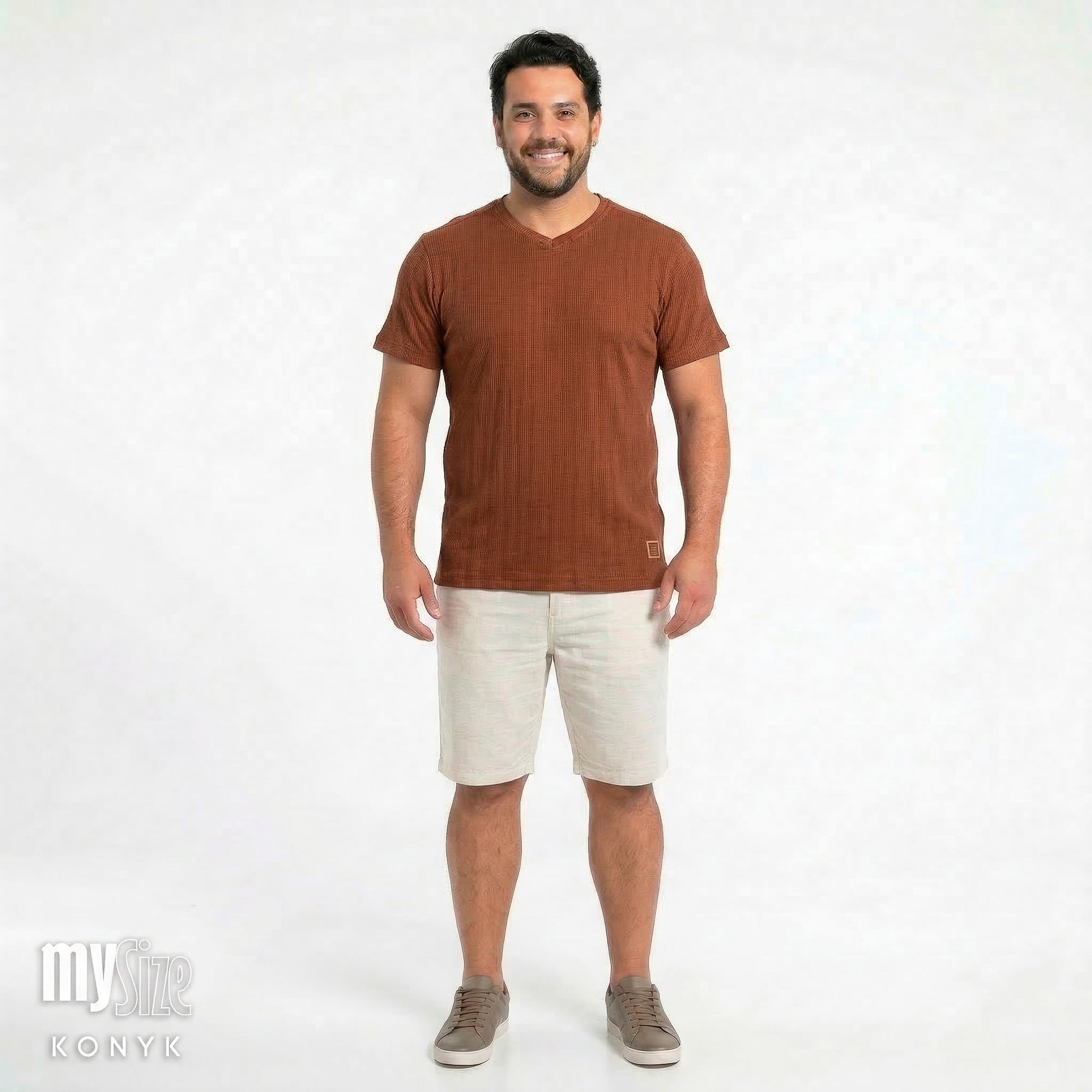 Camiseta Gola V Transpassada - My Size