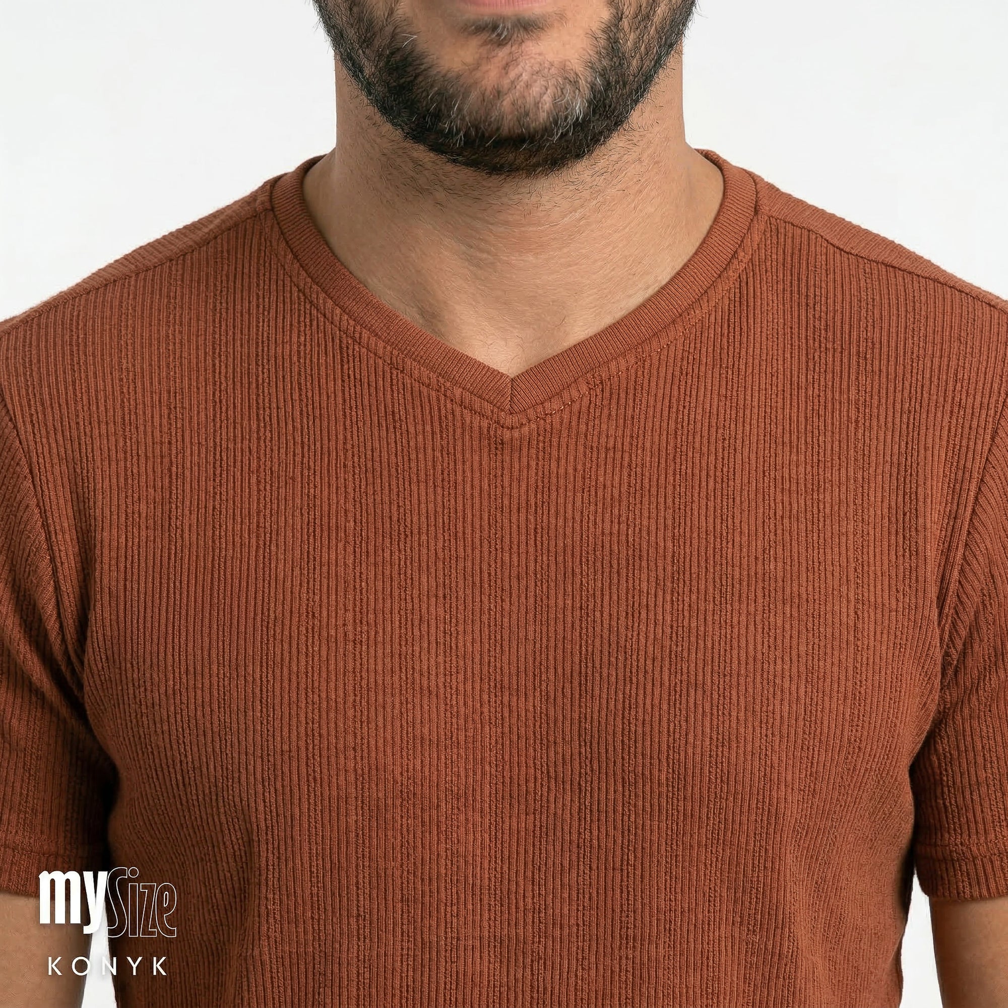 Camiseta Gola V Transpassada - My Size