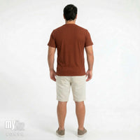 Camiseta Gola V Transpassada - My Size