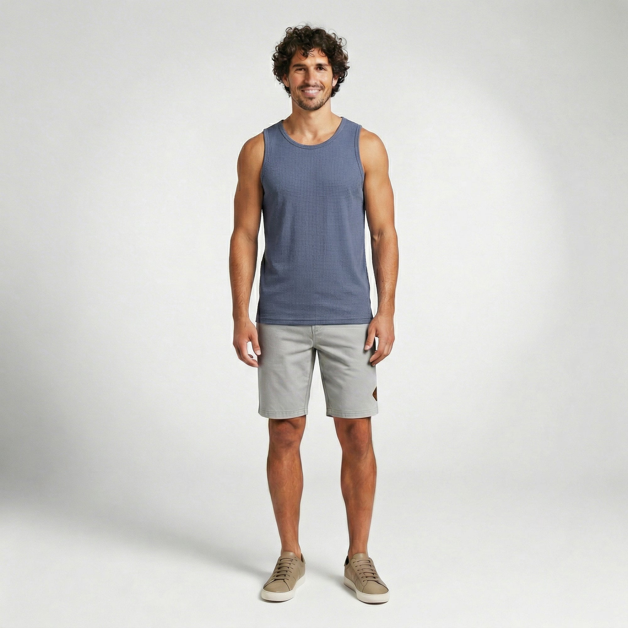 Regata Casual Texturizada Lisa